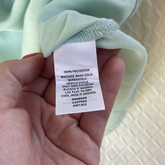 14th & Union sea foam green/blue sleeveless tank. Medium. Tie detailing. NWT. - Picture 8 of 11